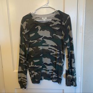 J. Crew camo sweater